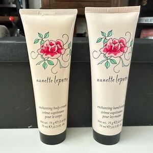 Nanette Lepore Enchanting Body Crème & Hand Cream Duo NEW